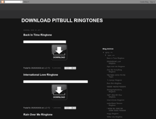download-pitbull-ringtones.blogspot.sg screenshot