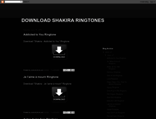 download-shakira-ringtones.blogspot.com.es screenshot