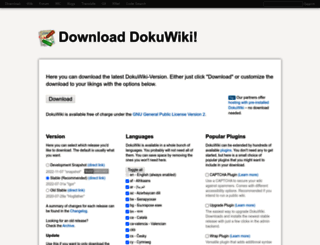 download.dokuwiki.org screenshot
