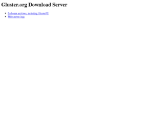 download.gluster.org screenshot
