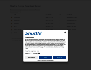 download.shuttle.eu screenshot