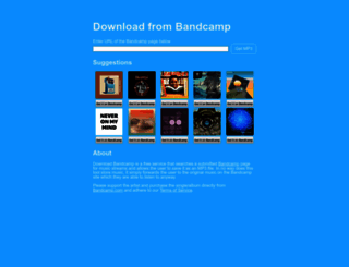 downloadbandcamp.com screenshot