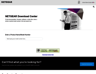 downloadcenter.netgear.com screenshot