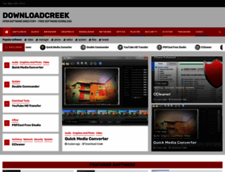 downloadcreek.com screenshot