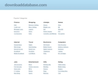 downloaddatabase.com screenshot