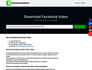 downloadfacebookvideo.net screenshot