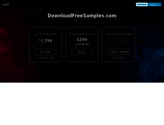 downloadfreesamples.com screenshot