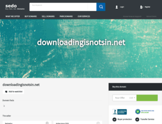 downloadingisnotsin.net screenshot
