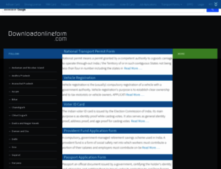 downloadonlineform.com screenshot