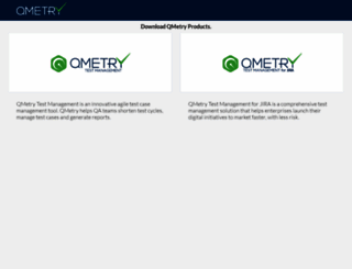 downloads.qmetry.com screenshot