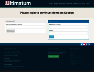 downloads.ultimatumtheme.com screenshot