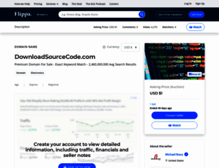 downloadsourcecode.com screenshot