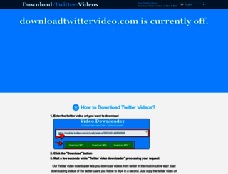 downloadtwittervideo.com screenshot