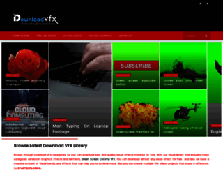 downloadvfx.com screenshot