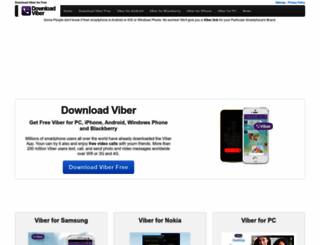 downloadviberfree.com screenshot