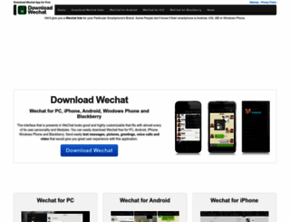 downloadwechat.org screenshot