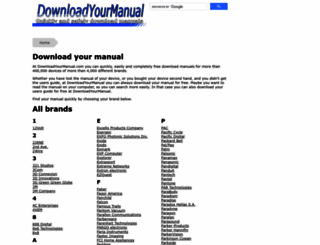 downloadyourmanual.com screenshot
