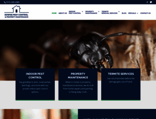 downspestcontrol.com screenshot