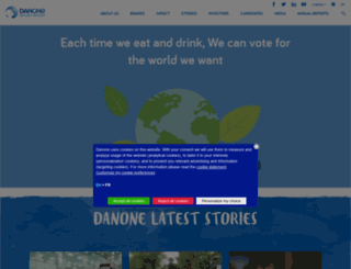 downtoearth.danone.com screenshot