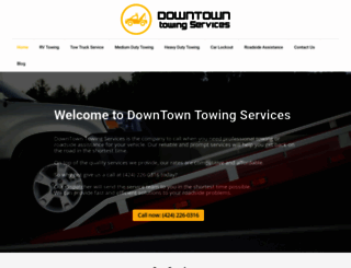 downtown-towing.info screenshot
