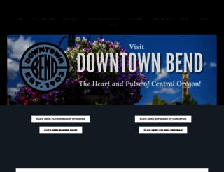 downtownbend.org screenshot