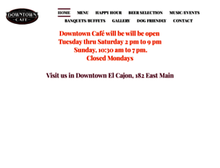 downtowncafe-ec.com screenshot
