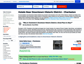 downtowncharlestonhotels.com screenshot