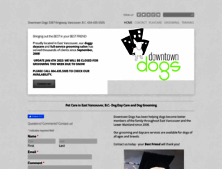 downtowndogs.ca screenshot