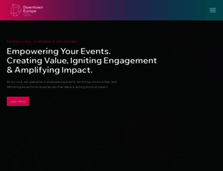 downtowneurope.be screenshot