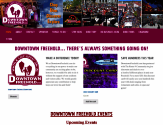 downtownfreehold.com screenshot