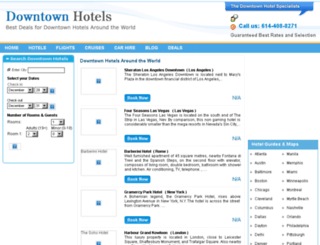 downtownhotels.org screenshot