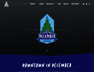 downtownindecember.com screenshot