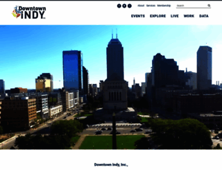downtownindy.org screenshot