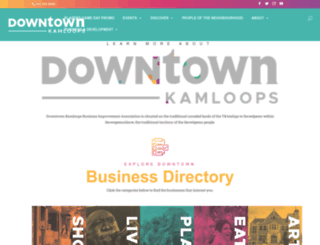downtownkamloops.com screenshot