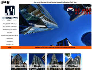 downtownmontreal-realestate.com screenshot