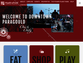 downtownparagould.com screenshot