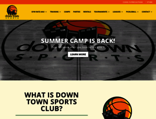 downtownsports.org screenshot