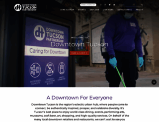 downtowntucson.org screenshot