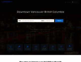 downtownvancouver.com screenshot