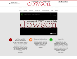 dowson-joinery.com screenshot
