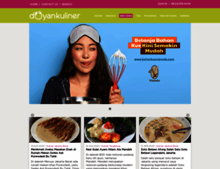 doyankuliner.com screenshot