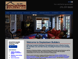 doylestownbuilding.com screenshot