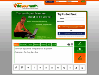 doyourmath.com screenshot