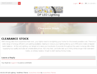 dp-led-lighting.co.uk screenshot