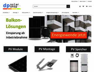 dp-solar-shop.de screenshot