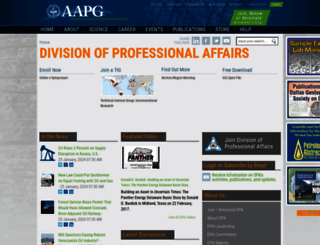 dpa.aapg.org screenshot