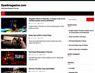 dpadmagazine.com screenshot