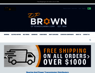 dpbrown.com screenshot