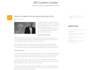 dpcustomcycles.com screenshot