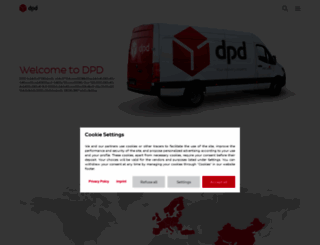 dpd.com screenshot